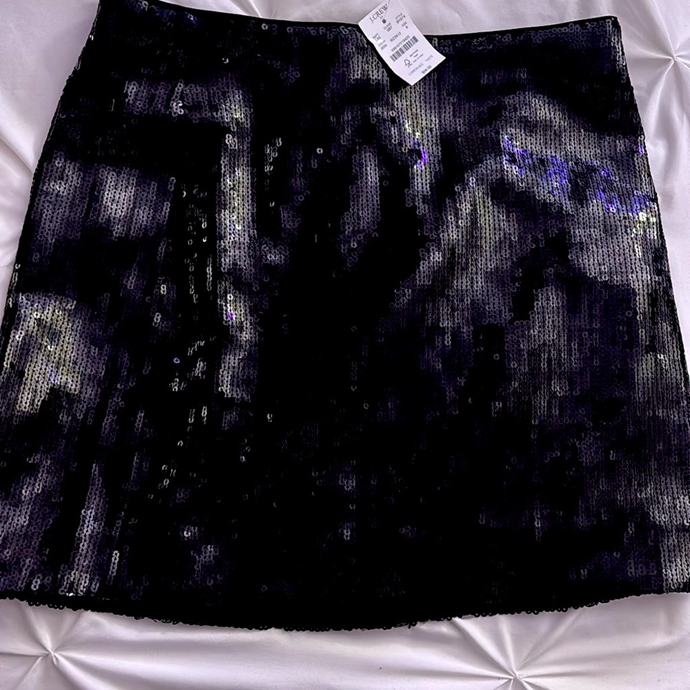J crew sequin skirt